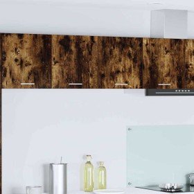 Mueble colgante con puerta Riga Roble ahumado 80 x 31 x 40 cm en Armarios de cocina | Comprar online en Foru.es