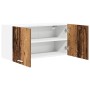 Mueble colgante con puerta Riga Madera vieja 80 x 31 x 40 cm en Armarios de cocina | Comprar online en Foru.es