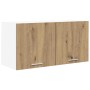 Mueble colgante con puerta Riga Roble artesanal 80 x 31 x 40 cm en Armarios de cocina | Comprar online en Foru.es