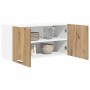 Mueble colgante con puerta Riga Roble artesanal 80 x 31 x 40 cm en Armarios de cocina | Comprar online en Foru.es