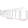 Cenador con techo polietileno blanco 17,84x2,28x2,69 m de vidaXL, Carpas y cenadores - Ref: Foro24-3155484, Precio: 711,48 €,...