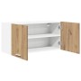 Mueble colgante con puerta Riga Roble artesanal 80 x 31 x 40 cm en Armarios de cocina | Comprar online en Foru.es