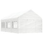 Cenador con techo polietileno blanco 6,69x4,08x3,22 m de vidaXL, Carpas y cenadores - Ref: Foro24-3155487, Precio: 461,29 €, ...