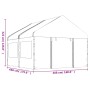 Cenador con techo polietileno blanco 4,46x4,08x3,22 m de vidaXL, Carpas y cenadores - Ref: Foro24-3155486, Precio: 342,04 €, ...