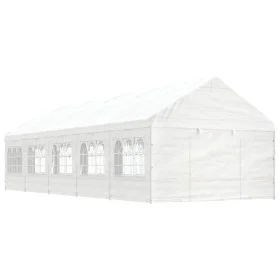 Cenador con techo polietileno blanco 11,15x4,08x3,22 m de vidaXL, Carpas y cenadores - Ref: Foro24-3155489, Precio: 666,52 €,...