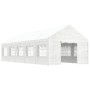 Cenador con techo polietileno blanco 11,15x4,08x3,22 m de vidaXL, Carpas y cenadores - Ref: Foro24-3155489, Precio: 713,45 €,...