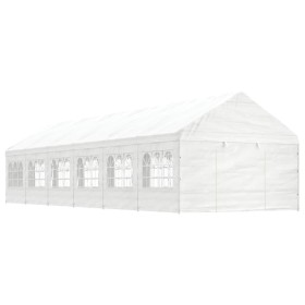 Cenador con techo polietileno blanco 13,38x4,08x3,22 m de vidaXL, Carpas y cenadores - Ref: Foro24-3155490, Precio: 839,55 €,...
