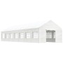 Cenador con techo polietileno blanco 15,61x4,08x3,22 m de vidaXL, Carpas y cenadores - Ref: Foro24-3155491, Precio: 1,00 €, D...