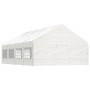 Cenador con techo polietileno blanco 8,92x5,88x3,75 m de vidaXL, Carpas y cenadores - Ref: Foro24-3155496, Precio: 656,59 €, ...
