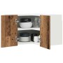 Mueble colgante Riga Madera Vieja y 57 x 57 x 40 cm en Armarios de cocina | Comprar online en Foru.es