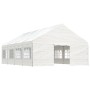 Cenador con techo polietileno blanco 8,92x5,88x3,75 m de vidaXL, Carpas y cenadores - Ref: Foro24-3155496, Precio: 656,59 €, ...