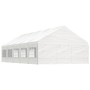 Cenador con techo polietileno blanco 11,15x5,88x3,75 m de vidaXL, Carpas y cenadores - Ref: Foro24-3155497, Precio: 778,13 €,...