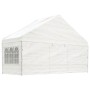 Cenador con techo polietileno blanco 11,15x5,88x3,75 m de vidaXL, Carpas y cenadores - Ref: Foro24-3155497, Precio: 778,13 €,...