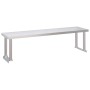 Mesa de trabajo para cocina con estante acero inox 120x60x115cm de vidaXL, Restauración - Ref: Foro24-3155991, Precio: 264,48...