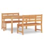 Juego de comedor para jardín 3 pzas madera maciza de teca de vidaXL, Conjuntos de jardín - Ref: Foro24-3157196, Precio: 629,4...
