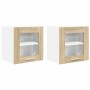 Mueble colgante Riga 2 pcs Roble Sonoma 40 x 31 x 40 cm en Armarios de cocina | Comprar online en Foru.es
