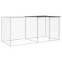 Gallinero con techo acero galvanizado antracita 203x98x90 cm de vidaXL, Jaulas y habitáculos para animales pequeños - Ref: Fo...