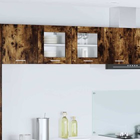 Mueble colgante con puerta Riga Roble ahumado 40 x 31 x 40 cm en Armarios de cocina | Comprar online en Foru.es