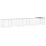 Gallinero con techo acero galvanizado antracita 603x98x90 cm de vidaXL, Jaulas y habitáculos para animales pequeños - Ref: Fo...