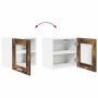 Mueble colgante con puerta Riga Roble ahumado 40 x 31 x 40 cm en Armarios de cocina | Comprar online en Foru.es