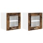 Mueble colgante Riga 2 pcs Roble ahumado 40 x 31 x 40 cm en Armarios de cocina | Comprar online en Foru.es