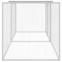 Gallinero con techo acero galvanizado gris claro 203x98x90 cm de vidaXL, Jaulas y habitáculos para animales pequeños - Ref: F...