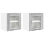 Mueble colgante Riga 2 pcs Gris Sonoma 40 x 31 x 40 cm en Armarios de cocina | Comprar online en Foru.es