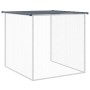 Gallinero con techo acero galvanizado antracita 403x98x90 cm de vidaXL, Jaulas y habitáculos para animales pequeños - Ref: Fo...