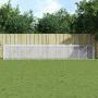 Gallinero con techo acero galvanizado gris claro 603x98x90 cm de vidaXL, Jaulas y habitáculos para animales pequeños - Ref: F...