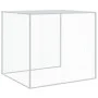 Gallinero con techo acero galvanizado gris claro 603x98x90 cm de vidaXL, Jaulas y habitáculos para animales pequeños - Ref: F...