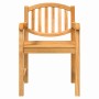 Sillas de jardín 2 unidades madera maciza de teca 58x59x88 cm de vidaXL, Sillas de jardín - Ref: Foro24-364407, Precio: 224,4...