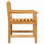 Sillas de jardín 2 unidades madera maciza de teca 58x59x88 cm de vidaXL, Sillas de jardín - Ref: Foro24-364407, Precio: 224,4...