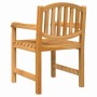 Sillas de jardín 2 unidades madera maciza de teca 58x59x88 cm de vidaXL, Sillas de jardín - Ref: Foro24-364407, Precio: 224,4...