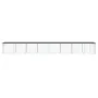 Gallinero con techo acero galvanizado antracita 803x98x90 cm de vidaXL, Jaulas y habitáculos para animales pequeños - Ref: Fo...