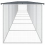 Gallinero con techo acero galvanizado antracita 803x98x90 cm de vidaXL, Jaulas y habitáculos para animales pequeños - Ref: Fo...