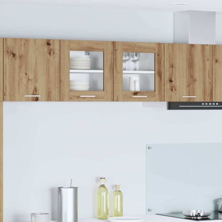 Mueble colgante con puerta Riga Roble artesanal 40 x 31 x 40 cm en Armarios de cocina | Comprar online en Foru.es