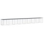 Gallinero con techo acero galvanizado antracita 803x98x90 cm de vidaXL, Jaulas y habitáculos para animales pequeños - Ref: Fo...