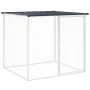 Gallinero con techo acero galvanizado antracita 803x98x90 cm de vidaXL, Jaulas y habitáculos para animales pequeños - Ref: Fo...