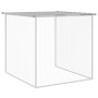 Gallinero con techo acero galvanizado gris claro 403x98x90 cm de vidaXL, Jaulas y habitáculos para animales pequeños - Ref: F...