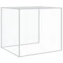 Gallinero con techo acero galvanizado gris claro 803x98x90 cm de vidaXL, Jaulas y habitáculos para animales pequeños - Ref: F...
