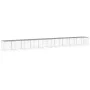 Gallinero con techo acero galvanizado gris claro 1003x98x90 cm de vidaXL, Jaulas y habitáculos para animales pequeños - Ref: ...