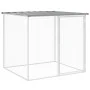 Gallinero con techo acero galvanizado gris claro 1003x98x90 cm de vidaXL, Jaulas y habitáculos para animales pequeños - Ref: ...