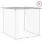 Gallinero con techo acero galvanizado gris claro 1003x98x90 cm de vidaXL, Jaulas y habitáculos para animales pequeños - Ref: ...