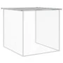 Gallinero con techo acero galvanizado gris claro 1003x98x90 cm de vidaXL, Jaulas y habitáculos para animales pequeños - Ref: ...