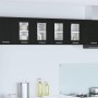 Mueble colgante con puerta Riga Roble Negro 60 x 31 x 40 cm en Armarios de cocina | Comprar online en Foru.es
