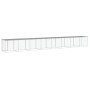 Gallinero con techo acero galvanizado gris claro 803x98x90 cm de vidaXL, Jaulas y habitáculos para animales pequeños - Ref: F...