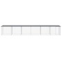Gallinero con techo acero galvanizado antracita 603x98x90 cm de vidaXL, Jaulas y habitáculos para animales pequeños - Ref: Fo...