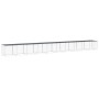 Gallinero con techo acero galvanizado antracita 1003x98x90 cm de vidaXL, Jaulas y habitáculos para animales pequeños - Ref: F...