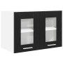 Mueble colgante Riga 2 pcs Roble Negro 60 x 31 x 40 cm en Armarios de cocina | Comprar online en Foru.es
