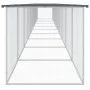 Gallinero con techo acero galvanizado antracita 1003x98x90 cm de vidaXL, Jaulas y habitáculos para animales pequeños - Ref: F...